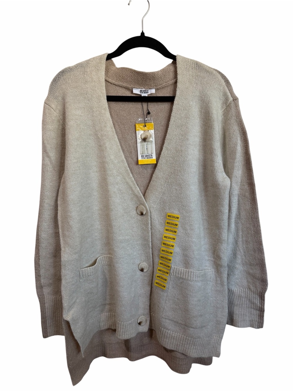 BB Dakota Steve Madden NWT Knit Cardigan Sweater Size M